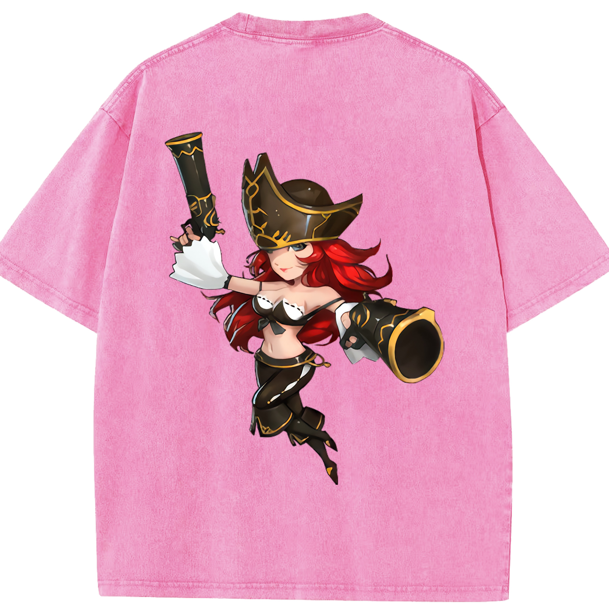 リーグ・オブ・レジェンド League of Legends LOL 綿100% ヴィンテージ風 半袖Tシャツ（背面プリント）